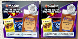 2x MAGIC THE GATHERING MYSTERY POWER BOX 5 BOOSTER PACKS + 2 FOIL PROMO CARDS - Image 2