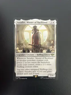 Saradoc, Master of Buckland Universes Beyond Mtg Lord of the Rings Rare 282 - Image 1