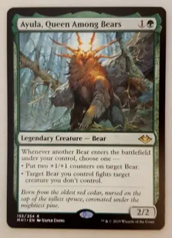 1x Ayula, Queen Among Bears Modern Horizons MTG Magic The Gathering NM - Image 1