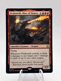 Drakuseth, Maw of Flames 0193 Foundations FDN MTG NM - Image 1
