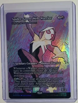 Spider-Gwen, Web-Warrior - Marvel (MAR) #24 NM Borderless Foil MTG - Image 1