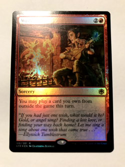 Wish - FOIL - Adventures Forgotten Realm - AFR - Commander - MTG -NM - Image 1