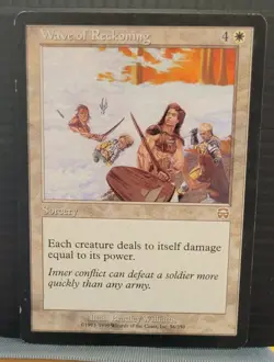Mtg WAVE OF RECKONING LP Mercadian Masques 56/350 - Image 1