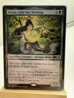 Magic The Gathering: Azusa, Lost But Seeking. NM Regular - Image 1