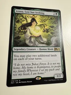 Magic The Gathering: Azusa, Lost But Seeking. NM Regular - Image 2