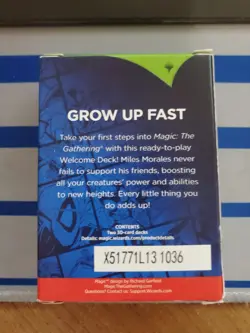 Magic The Gathering Spider-Man Welcome Deck SDCC 2025 Miles Morales Green Rare - Image 3