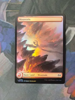 Mountain 0275 - FOIL Full-Art Dragon's Presence | Dragonstorm | NM | MTG - Image 1