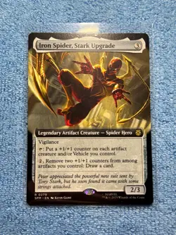 Magic MTG Iron Spider, Stark Upgrade (Extended Art) Marvel's Spider-Man Regular - Image 1