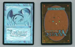 Magic the Gathering : Legends ( Azure Drake ) Lightly Played - Image 1