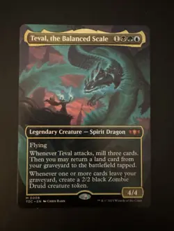 Teval, the Balanced Scale (Borderless) Commander: Tarkir: Dragonstorm Regular - Image 1