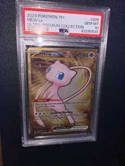 2023 Pokemon 151 Ultra-Premium Collection Mew Ex #205 Metal PSA 10 Gem Mint - Image 1