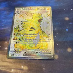 Tyranitar EX Holo Card 211/197 Scarlet and Violet Obsidian Flames Pokemon - Image 2