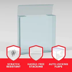 Pokemon Booster Box Plastic Protector For Medium Japanese boxes x2 Free Ship - Image 2