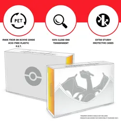 Display case Protector for Pokemon TCG Sword & Shield Charizard Ultra Premium - Image 3