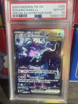 Pokemon WALKING WAKE ex 205/162 Special Illustration Rare Temporal Forces PSA 10 - Image 1