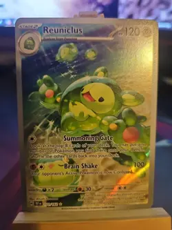 Pokemon TCG Reuniclus Scarlet & Violet Temporal Forces 171/162 IR NM - Image 1