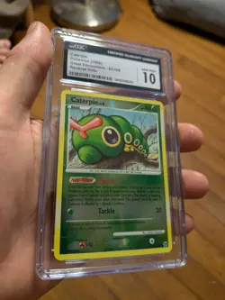 (POP 16) CGC 10 GEM MINT Pokemon Great Encounters Reverse Holo Caterpie 63/106 - Image 2