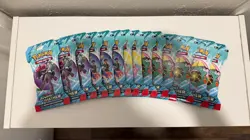 Pokemon TCG: Scarlet and Violet Journey Together- Lot Of 14 Booster Pack Sleeved - Image 1