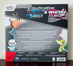 Pokemon TCG Black Bolt & White Flare Unova Poster Collection NEW SEALED - Image 2