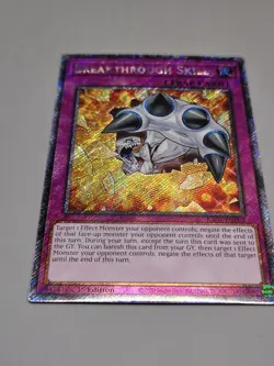 Yugioh! Breakthrough Skill - RA04-EN202 - Platinum Secret Rare - 1st Edition NM - Image 1