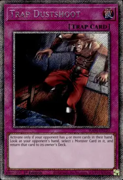 Trap Dustshoot - Platinum Secret Rare 1st Edition RA04-EN121 - NM - YuGiOh - Image 1