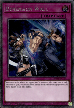 Dimension Wall - Platinum Secret Rare 1st Edition RA04-EN127 - NM - YuGiOh - Image 1