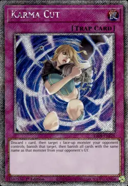Karma Cut - Platinum Secret Rare 1st Edition RA04-EN128 - NM - YuGiOh - Image 1