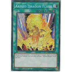 Armed Dragon Flash Yu-Gi-Oh! BLVO-EN051 1st Secret Rare - Image 1