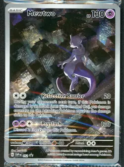 Pokemon TCG Mewtwo 052 Scarlet & Violet Black Star Promo Holo Card SEALED - Image 1
