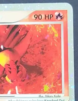 Magmar EX 100/109 Pokemon TCG Ruby and Sapphire Set Card 2003 Holo Ultra Rare - Image 5