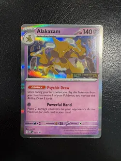 Alakazam 003 [Stamped] MEP: Mega Evolutions Promo English Pokemon Card NM - Image 1