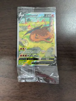 2022 Pokemon Sword Shield Charizard V UPC Premium 3 Promo Card Sealed Pack Vstar - Image 1