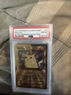 Pikachu - (Celebrations Metal Card) 058/102 Miscellaneous Cards & Products Holo - Image 1