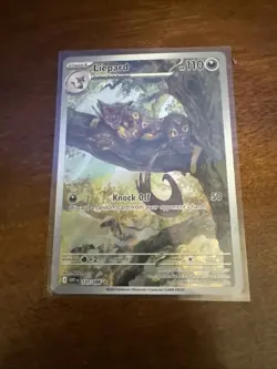 Pokemon TCG Liepard 137/086 White Flare Illustration Rare Card NM/M Condition - Image 1