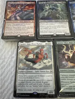 Magic: The Gathering Spiderman Welcome Decks (All 5 Colors / 30-Card Decks) - Image 2