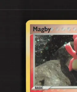 Magby 58/92 EX Legend Maker Reverse Holo Stamped Pokemon Card LP - Image 3