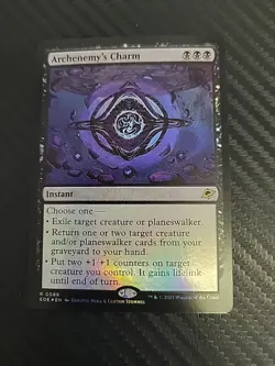Archenemey's Charm Foil 0088 MTG Edge of Eternity. Near Mint. - Image 1