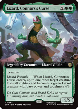 Lizard, Connors's Curse (REGULAR) x1 - MTG Marvel's Spider-Man SPM #265 - Image 1