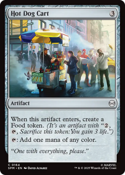 Hot Dog Cart (FOIL) x1 - MTG Marvel's Spider-Man SPM #164 - Image 1