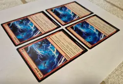 BOLT BEND x4 MTG WAR OF THE SPARK 2019 UC RED INSTANT LP - Image 3