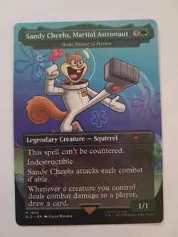 Sandy Cheeks, Martial Astronaut NM Spongebob Secret Lair MTG Magic the Gathering - Image 1