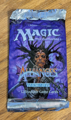 MTG - Alliances Booster Pack - Magic the Gathering Factory Sealed 1996 - Image 1