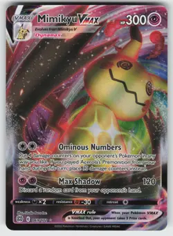 Mimikyu VMAX Ultra Rare SWSH09: Brilliant Stars 069/172 Pokemon - Image 1
