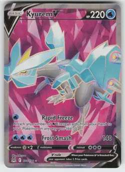 Kyurem V (Full Art) Ultra Rare SWSH11: Lost Origin 174/196 Pokemon - Image 1