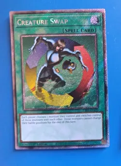 Near Mint Yugioh Creature Swap - RA03-EN120 - Platinum Secret Rare - Image 1