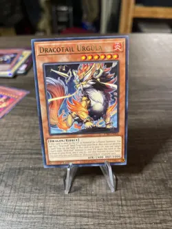 Yugioh! TCG - Dracotail Urgula - Super Rare - JUSH-EN004 - Justice Hunters - 1st - Image 1