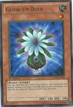 Yugioh! MP Glow-Up Bulb - STBL-EN018 - Ultra Rare - 1st Edition Moderately Playe - Image 1