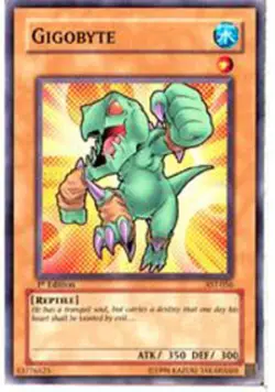 Yugioh! MP Gigobyte - AST-056 - Common - 1st Edition Moderately Played, English - Image 1