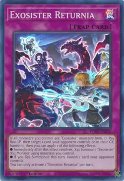 Yugioh! MP Exosister Returnia - POTE-EN076 - Super Rare - 1st Edition Moderately - Image 1