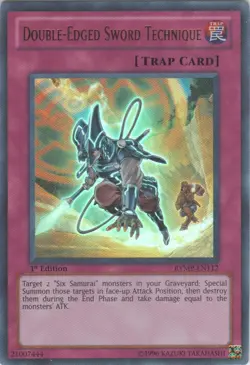 Yugioh! MP Double-Edged Sword Technique - RYMP-EN112 - Ultra Rare - 1st Edition - Image 1